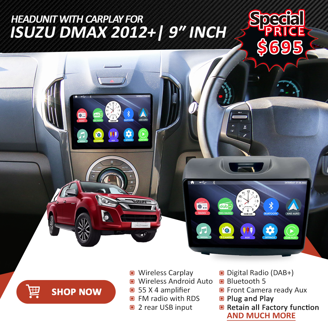 Headunit With Carplay For Isuzu Dmax