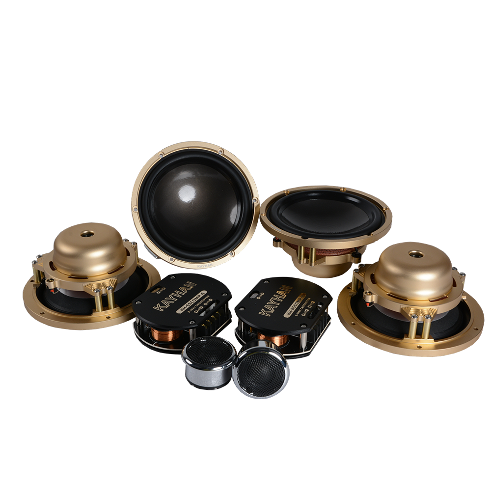 Woofer + Tweeter Component Speaker Set